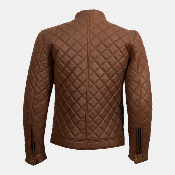 Trivor Premium Tan Leather Jacket